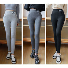 Load image into Gallery viewer, Winter Women Leggings Elastic Warm Pants Hight Waist Leggings Women Solid Color Legging Comfortable Keep Warm Stretchy Legging
