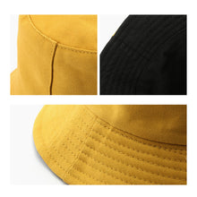 Load image into Gallery viewer, Summer New Cotton TwoSided Fisherman Hats Solid Color Bucket Hat Unisex Cap Sun Hats Outdoor Hat Panama Hat Sun Cap
