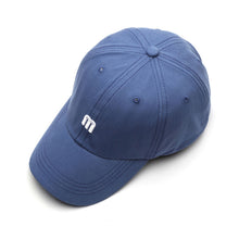 Load image into Gallery viewer, Adjustable Hat M letter Embroidery Peaked Cap Casual Outdoor Plain Baseball Unisex Cap Baseball Basic Cap Solid Color Cotton Sunhat
