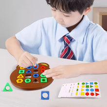 Load image into Gallery viewer, Cute Bear Children Geometric Shape Color Matching 3d Puzzle Baby Montessori Learning Board Game For Children Gift
