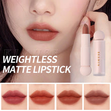 Load image into Gallery viewer, Weightless Matte Lipstick Liptint Waterproof Matte Hydrating Lip Gloss Non-stick Cup Long Lasting Lips Makeup 6 Colors
