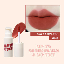 Load image into Gallery viewer, Lip To Cheek Blush &amp; Lip Tint Matte Lip Mud Lipstick Lip Glaze Non-fading Waterproof and Sweatproof Lip Gloss 6 Colors
