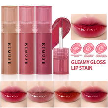 Load image into Gallery viewer, Gleamy Gloss Lip Stain Mirror Surface Finish Long-wearing &amp; non stick cup Liquid Lipstick Lightweight Moisturizing Waterproof Lip Tint Lip Golss
