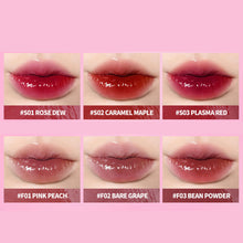 Load image into Gallery viewer, Gleamy Gloss Lip Stain Mirror Surface Finish Long-wearing &amp; non stick cup Liquid Lipstick Lightweight Moisturizing Waterproof Lip Tint Lip Golss
