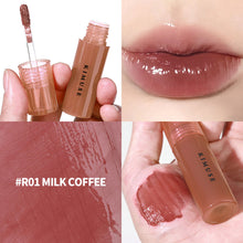 Load image into Gallery viewer, Gleamy Gloss Lip Stain Mirror Surface Finish Long-wearing &amp; non stick cup Liquid Lipstick Lightweight Moisturizing Waterproof Lip Tint Lip Golss

