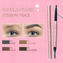 Load image into Gallery viewer, Double-headed Eyebrow Pencil Long-wear Skinny Brow Pencil Makeup Tint Natural Eyebrow Waterproof and Sweat Resistant
