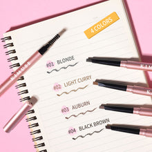 Load image into Gallery viewer, Double-headed Eyebrow Pencil Long-wear Skinny Brow Pencil Makeup Tint Natural Eyebrow Waterproof and Sweat Resistant
