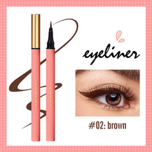 Load image into Gallery viewer, Eyeliner Black Brown Evenly Pigmented Long Lasting Slim Eyeliner Liquid Pen Waterproof Natural Makeup Pen Liquid Eyeliner
