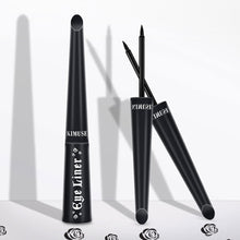 Load image into Gallery viewer, Rose Matte Waterproof Liquid Eyeliner Black Evenly Pigmented Long Lasting Slim Eyeliner Liquid Pen Waterproof Natural Makeup Pen Liquid Eyeliner
