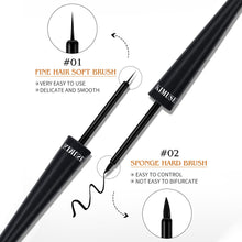 Load image into Gallery viewer, Rose Matte Waterproof Liquid Eyeliner Black Evenly Pigmented Long Lasting Slim Eyeliner Liquid Pen Waterproof Natural Makeup Pen Liquid Eyeliner
