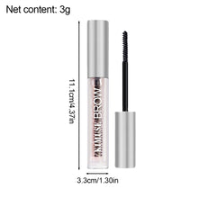 Load image into Gallery viewer, Waterproof Liquid Eyebrow Gel Transparent Brows Setting Tint Wax Lasting Fast Drying 3D Wild Eyebrow Fixing Soap Makeup Cosmetic
