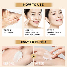 Load image into Gallery viewer, 4 in 1 Face Base Primer Moisturizer Natural Concealer Primer BB Cream Foundation Face Whitening Cream Natural Brightening Cream
