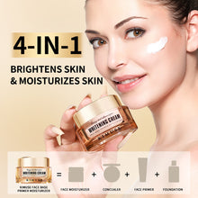 Load image into Gallery viewer, 4 in 1 Face Base Primer Moisturizer Natural Concealer Primer BB Cream Foundation Face Whitening Cream Natural Brightening Cream
