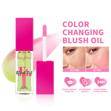 Load image into Gallery viewer, 3 in1 Color Changing Blush Oil Liquid Blush Oil for Cheeks Long-lasting Waterproof Blush Pink Blush Long Lasting Liquid Blush Make Up
