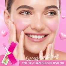 Load image into Gallery viewer, 3 in1 Color Changing Blush Oil Liquid Blush Oil for Cheeks Long-lasting Waterproof Blush Pink Blush Long Lasting Liquid Blush Make Up
