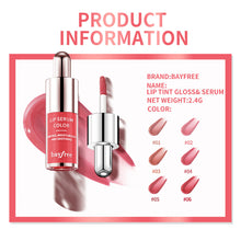 Load image into Gallery viewer, Lip Tint Gloss &amp; Serum Lip Glaze Water Moisturizing Lip Glaze Girl's Elegant Lip Glaze Women Cosmetics 6 Color Glass Lip Gloss Makeup
