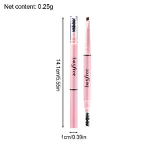 Load image into Gallery viewer, Double-headed Eyebrow Pencil Long-wear Skinny Brow Pencil Makeup Tint Natural Eyebrow Waterproof and Sweat Resistant
