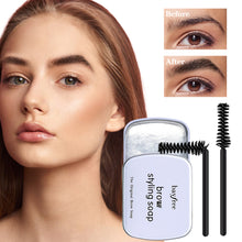 Load image into Gallery viewer, Eyebrow soap Brow Styling Wax Wild Eyebrow Makeup Styling Soap Shaping Gel Wax 3D Long Lasting Waterproof
