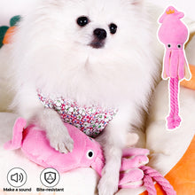 Load image into Gallery viewer, Octopus Shaped Pet Toy Pet Companion Bite-resistant Interactive Toy For Small And Medium Sized Dog Grinding Tooth Health
