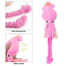 Load image into Gallery viewer, Octopus Shaped Pet Toy Pet Companion Bite-resistant Interactive Toy For Small And Medium Sized Dog Grinding Tooth Health
