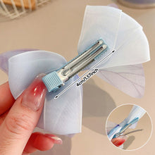 Load image into Gallery viewer, Lovely Gauze Bow Hair Clips Women Beautiful Hair Accessories Girls Hairpins Bow Clip Princess Bowknot Hair Band
