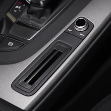 Load image into Gallery viewer, Car Water Cup Holder Cup Limit Card Insert Coin Slot Center Console Panel For Audi A4L A5 Q5L 2017-2022

