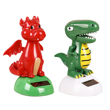 Load image into Gallery viewer, Creative Car Interior Decoration Solar Energy Decoration Shaking Head Doll Dinosaurs and Dragon Cartoon Shape Gift Decoration
