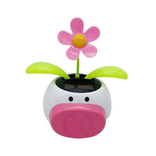 Load image into Gallery viewer, Creative Car Interior Decoration Solar Energy Decoration Shaking Head Grass Leaf Doll Cartoon Gift Decoration
