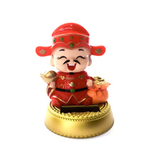 Load image into Gallery viewer, Creative Car Interior Decoration Solar Energy Decoration Shaking Head The God of Wealth Shape Cartoon Gift Decoration
