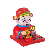Load image into Gallery viewer, Creative Car Interior Decoration Solar Energy Decoration Shaking Head The God of Wealth Shape Cartoon Gift Decoration
