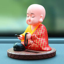 Load image into Gallery viewer, Car Buddhist Small Monk Statues Buddha Figurine Sculpture Handmade Miniatures Room Decoration Crafts Gifts Home Office Decorator
