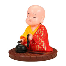 Load image into Gallery viewer, Car Buddhist Small Monk Statues Buddha Figurine Sculpture Handmade Miniatures Room Decoration Crafts Gifts Home Office Decorator
