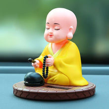 Load image into Gallery viewer, Car Buddhist Small Monk Statues Buddha Figurine Sculpture Handmade Miniatures Room Decoration Crafts Gifts Home Office Decorator
