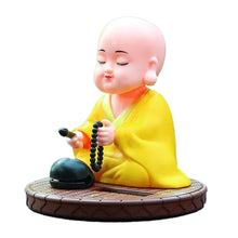 Load image into Gallery viewer, Car Buddhist Small Monk Statues Buddha Figurine Sculpture Handmade Miniatures Room Decoration Crafts Gifts Home Office Decorator
