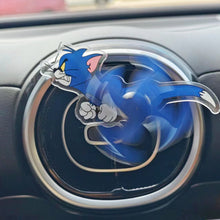 Load image into Gallery viewer, Personalized Car Air Conditioning Outlet Decoration Running Cat and Mouse Can Rotate Legs Fun Accessories
