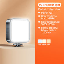 Load image into Gallery viewer, Mobile SLR Camera Beauty Light Portable RGB Atmosphere Light Desktop Live Light With Clip Tripod Hot Boot Connector
