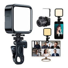 Load image into Gallery viewer, Mobile SLR Camera Beauty Light Portable RGB Atmosphere Light Desktop Live Light With Clip Tripod Hot Boot Connector
