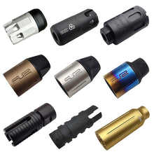 Load image into Gallery viewer, 1PC SLR/VG6/SF/ Birdcage/Ghost/Saint/Oppressor Front Tube Fire Cap Toy Gun Tactical Modification Accessories For 14MM Reverse Teeth 19MM Straight Insert
