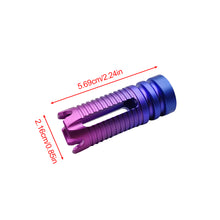 Load image into Gallery viewer, 1PC SLR/VG6/SF/ Birdcage/Ghost/Saint/Oppressor Front Tube Fire Cap Toy Gun Tactical Modification Accessories For 14MM Reverse Teeth 19MM Straight Insert
