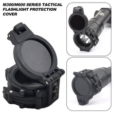 Load image into Gallery viewer, 1PC M300/M600 Series Tactical Flashlight Protection Cover IR Infrared Filter Special Lens Hood
