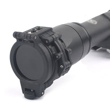 Load image into Gallery viewer, 1PC M300/M600 Series Tactical Flashlight Protection Cover IR Infrared Filter Special Lens Hood
