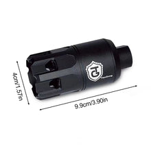 Load image into Gallery viewer, 1PC Colorful Metal Flash Bear Paw Oppressor Silencer 14MM Reverse Tooth Modification Accessory Toy Gun Tactical Assembly
