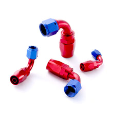 Load image into Gallery viewer, Aluminium Oil Fuel AN Fittings Adapter Reusable Fitting Hose End 0/45/90/180 Degree AN4-AN16 Fuel Swivel Hose
