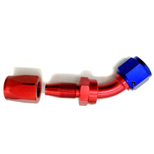 Load image into Gallery viewer, Aluminium Oil Fuel AN Fittings Adapter Reusable Fitting Hose End 0/45/90/180 Degree AN4-AN16 Fuel Swivel Hose
