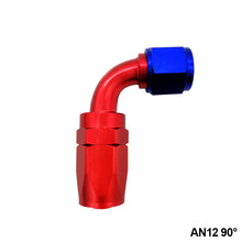 Load image into Gallery viewer, Aluminium Oil Fuel AN Fittings Adapter Reusable Fitting Hose End 0/45/90/180 Degree AN4-AN16 Fuel Swivel Hose
