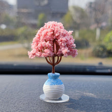 Load image into Gallery viewer, Car Interior Decorations Mini Tree Center Console Car Mounted Green Plant Accessories Simulated Flower Decoration Cute For Girls Gift
