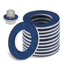 Load image into Gallery viewer, 10Pcs Oil Drain Plug Gaskets Seal Washer Oil Pan Ring Oil Drain Plug Gaskets for Toyota Camry Corolla Auto Parts # 9043012031
