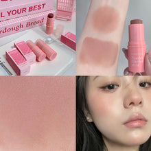 Load image into Gallery viewer, Smoky Rose Blusher Stick Cream Smooth Cheek Tint Monochrome Nude Blush Natural Matte Pink Apricot Face Rouge Contour Makeup
