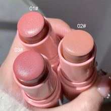 Load image into Gallery viewer, Smoky Rose Blusher Stick Cream Smooth Cheek Tint Monochrome Nude Blush Natural Matte Pink Apricot Face Rouge Contour Makeup
