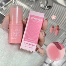 Load image into Gallery viewer, Smoky Rose Blusher Stick Cream Smooth Cheek Tint Monochrome Nude Blush Natural Matte Pink Apricot Face Rouge Contour Makeup
